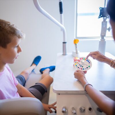 Carter Higgins 2019 Patient Candids 27 400x400 - Smile! The Colorful World of Power Chains and Braces